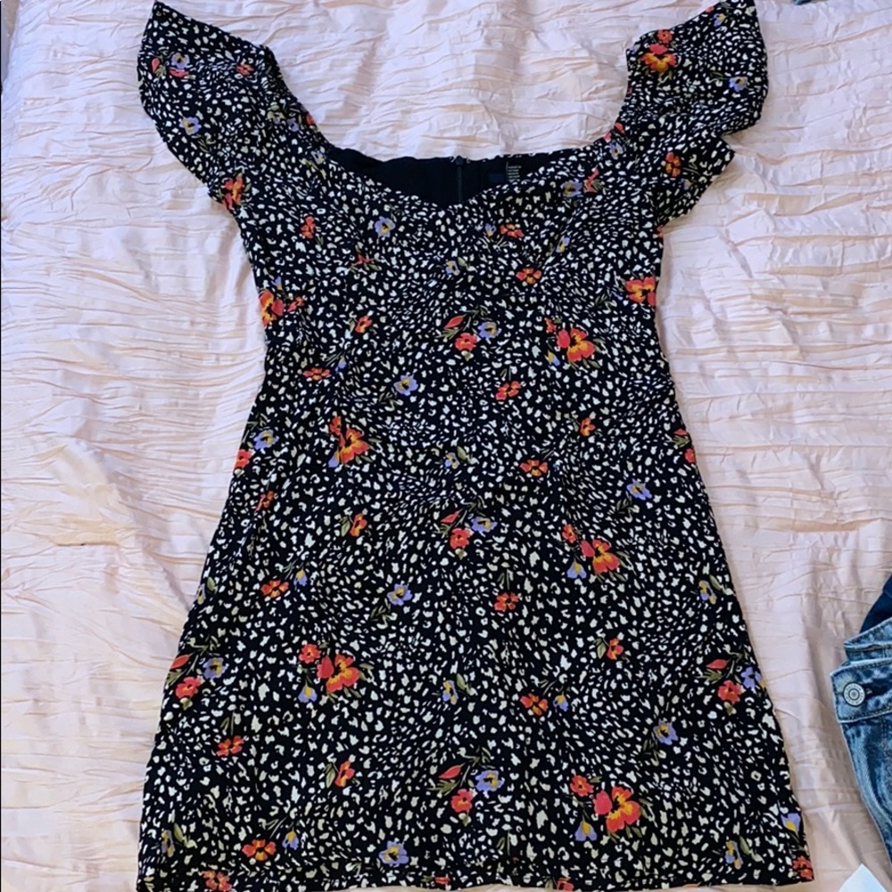 Off the shoulder floral dress